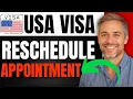 How to Reschedule Your U S Visa Appointment 2026
