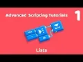 Fancade Advanced Scripting Tutorial 1 Lists