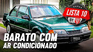 10 CARROS BARATINHOS COM AR CONDICIONADO! Oportunidade Única?