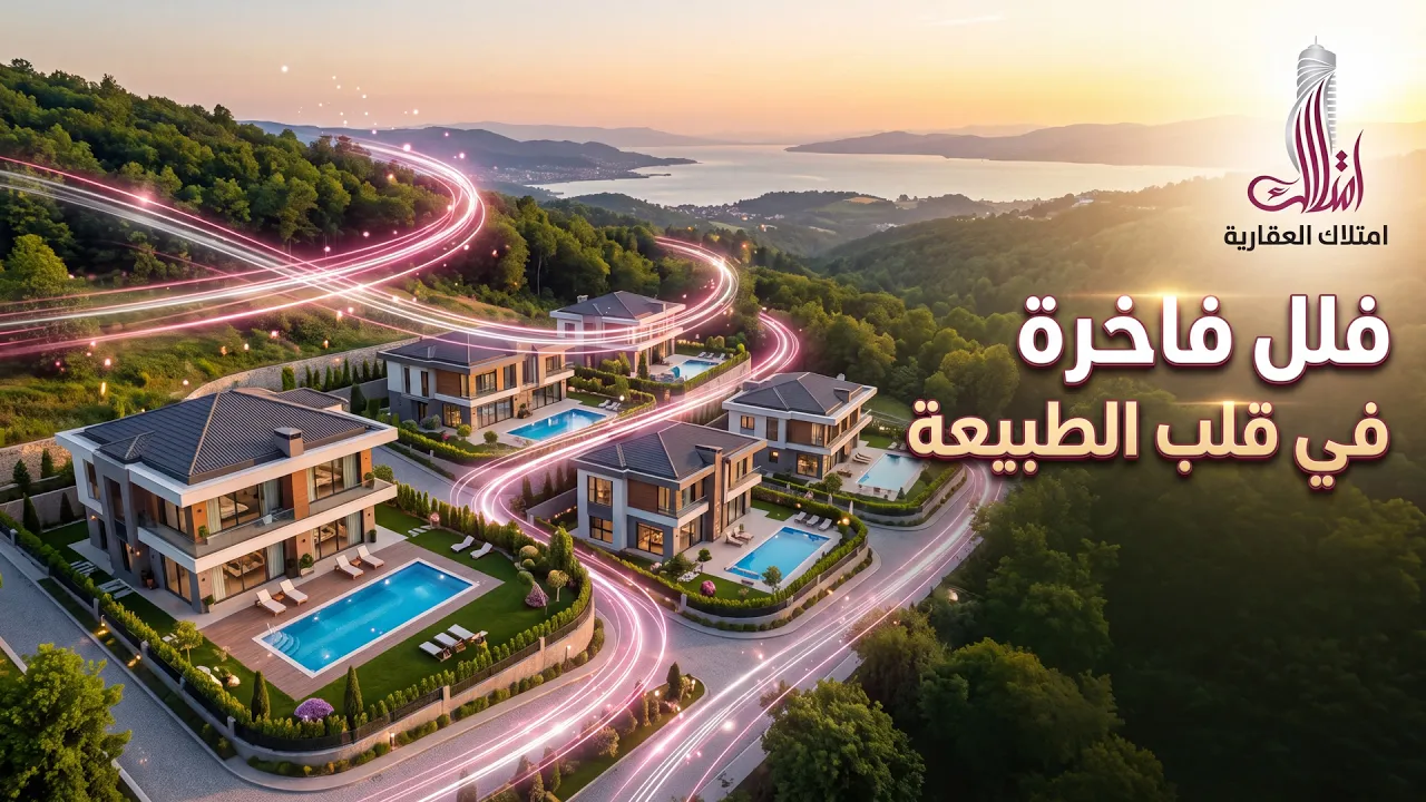 فيلا فاخرة للبيع وسط الطبيعة بإطلالة بحر في كوجالي التركية | فرصة نادرة