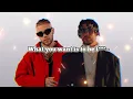Bad Bunny - Tarot (English Lyrics) ft. Jhay Cortez
