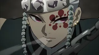 Uzui Tengen Sound Hashira in Locker Food Daki and Saves Wives Entertainment District Arc