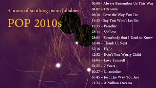 Piano Lullabies lagu pop tahun 2010-an berdurasi 3 jam, dengan animasi yang menenangkan