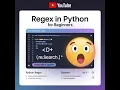 Python Regex for Beginners Regular Expressions Explained Simply