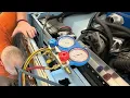 Easy How to pull Vacuum re Charge a car AC Air Conditioning systems