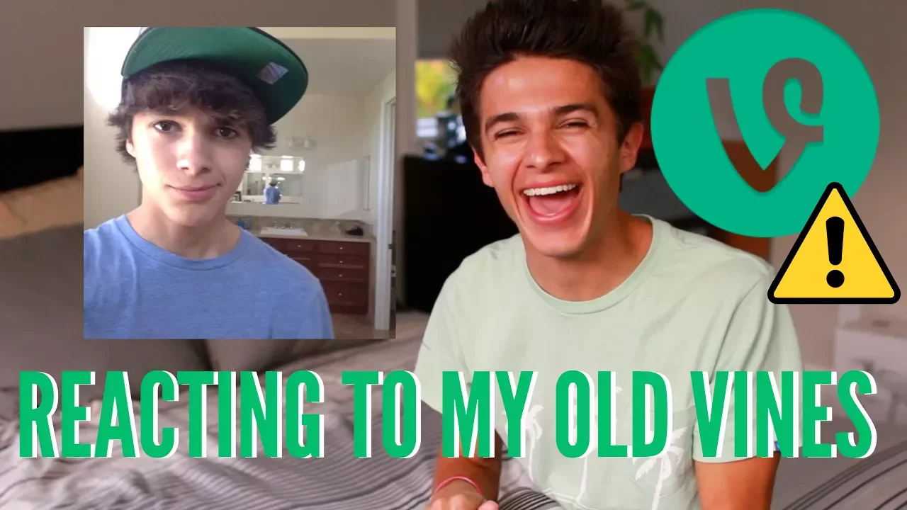 Reacting to my Old Vines!! | Brent rivera