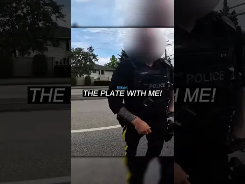Biker Runs Into a Furious Cop 😳