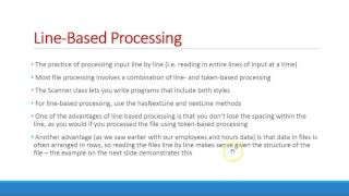 Java File Processing Lecture - Building Java Programs Ch 6