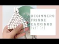 Beginners Brick Stitch Beading Tutorial for Fringe Earrings Part One