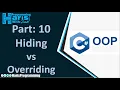 Method Hiding vs Method Overriding in C