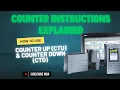 PLC Counters Explained How to Use Counter Up CTU Counter Down CTD in PLC Programming