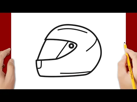 Download MP3 Cómo dibujar un casco de moto