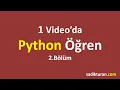 1 da Python Dersleri ile Python Programlama icin mukemmel bir baslangic yapin 2 Bolum