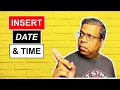 HOW TO INSERT DATE AND TIME IN NOTEPAD No TextFX Plugin Needed