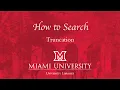 How to Search Truncation