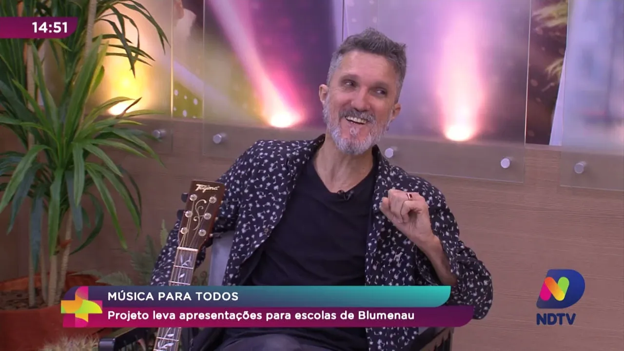 Música para Todos: projeto leva apresentações para escolas de Blumenau