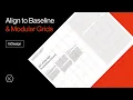 InDesign - Align to Baseline Grid and Modular Grid Tutorial