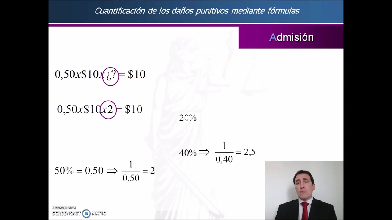 Dr  Matías Irigoyen Testa   Cuantificación de los Daños Punitivos mediante fórmulas