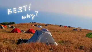 360도 바다로 둘러싸인 특이한 굴업도 개머리언덕 백패킹 5성뷰로 노지캠핑 명당  썸네일
