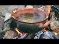 Download Lagu Moroccan Soup Harira / الحريرة المغربية التقليدي مع رجل كوري / Bushcraft Cooking