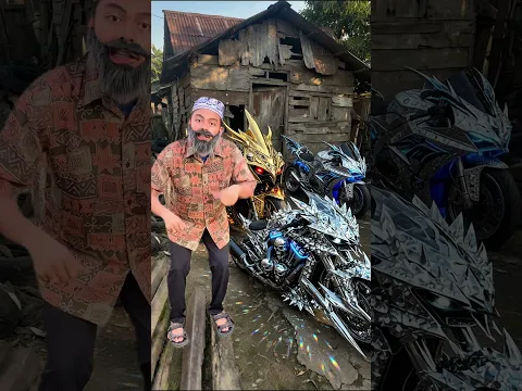 motor mewah punya orang kaya, motor butut orang miskin punya !