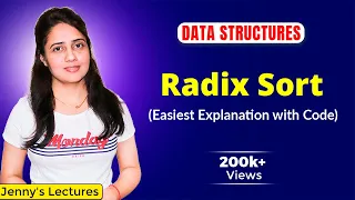 7 13 Radix Sort - Easiest explanation with Code Sorting Algorithms Data Structures Tutorials