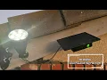 MEIHONG Solar Powered Flag Pole Light
