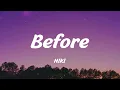 NIKI - Before (Lyrics)