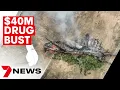 Download Lagu $40 million of marijuana goes up in smoke after Queensland drug bust | 7NEWS