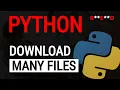 Python tutorial How to download multiple files with Python
