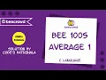 beecrowd Problem 1005 Average 1 solution Bangla C language