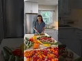 Prepping my bi-weekly veggie haul