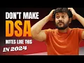 BEST NOTES in DSA Make EFFECTIVE Notes For CODING Data Structures and Algorithms Genie Ashwani