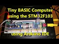 Tiny BASIC with STM32F103 Arduino
