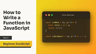 Ways to Write a Function in Javascript Arrow Functions