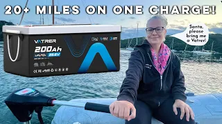 All Day Electric Propulsion with the Vatrer 24v 200Ah LiFePO4 Battery | DrakeParagon Sailing