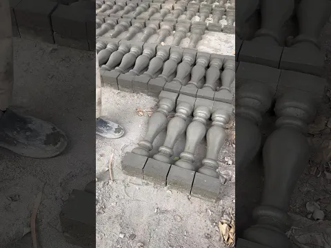 amazing cement crafting methad by hand #craft #factory #helloskills