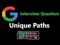 Unique Paths - Dynamic Programming