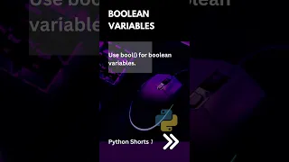 Boolean Variables Python Shorts 07 Python Tutorial Deepak Radhakrishnan