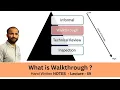 Walkthrough in Software Engineering - Software walk through Lecture 59