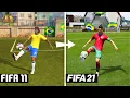 FIFA 11 - FIFA 21 PRACTICE ARENA EVOLUTION!