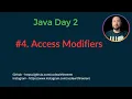 Day 2 - Access Modifiers