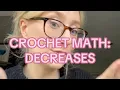 The PERFECT formula for working out CROCHET DECREASES