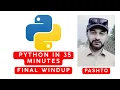 Python for complete beginners Python in 35 minutes Pashto