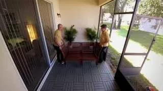 DIY Patio Project Laying Outdoor Deck Tiles - IKEA Home Tour