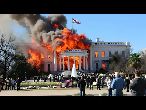 Video Thumbnail: 13 minutes ago, the US presidential palace in Washington was brutally destroyed by a Russian Yak-141