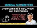 Understanding Salary Wage and Commission Grade 11 General Mathematics Term 1