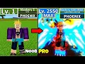 Beating Blox Fruits as Marco the Phoenix Lvl 0 to Max Lvl Full Human v4 Awakening Noob to Pro