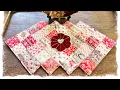 Zig zag charm pack easy table runner demonstration
