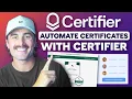 Certifier Tutorial Create Digital Certificates Badges in Bulk Fast